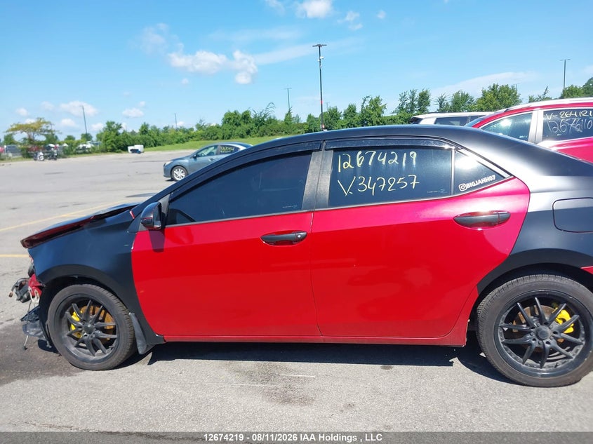 2015 TOYOTA COROLLA SEDAN 1.8L I-4 DOHC, VVT, 132HP