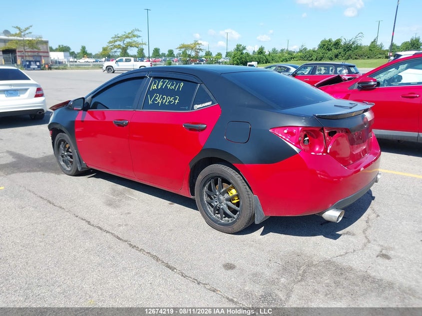 2015 TOYOTA COROLLA SEDAN 1.8L I-4 DOHC, VVT, 132HP