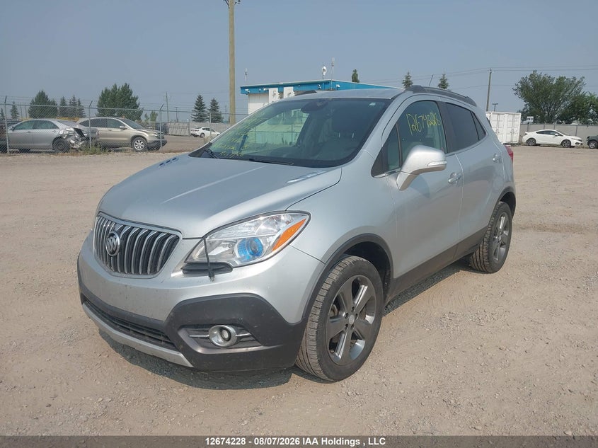 Vin: kl4cjgsb3eb551885, lot: 3077737, buick encore 20142