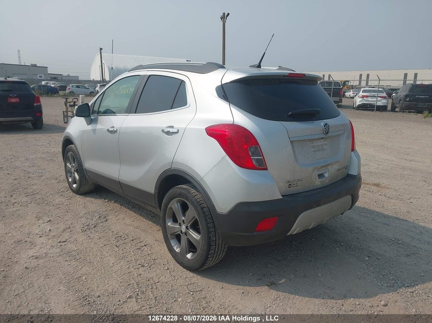Vin: kl4cjgsb3eb551885, lot: 3077737, buick encore 20143