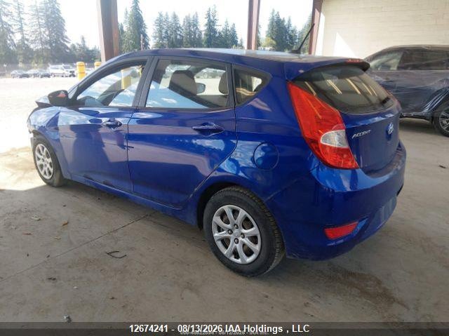Vin: kmhct5ae3du075362, lot: 3077750, hyundai accent gl 20134