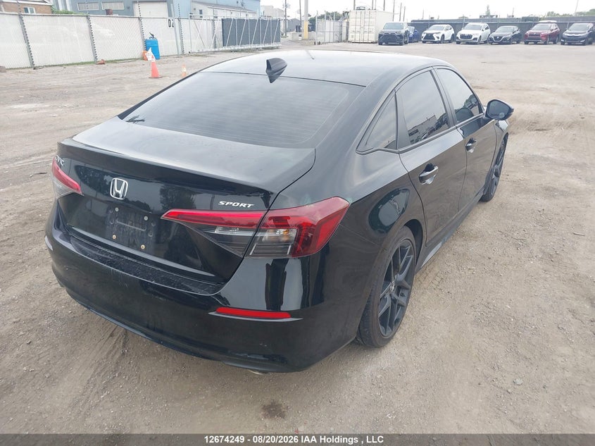 Vin: 2hgfe2f5xrh103835, lot: 3077763, honda civic sport 20244
