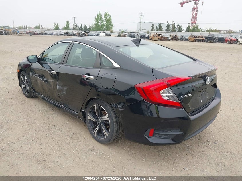 Vin: 2hgfc1f93gh100405, lot: 3077810, honda civic touring 20163