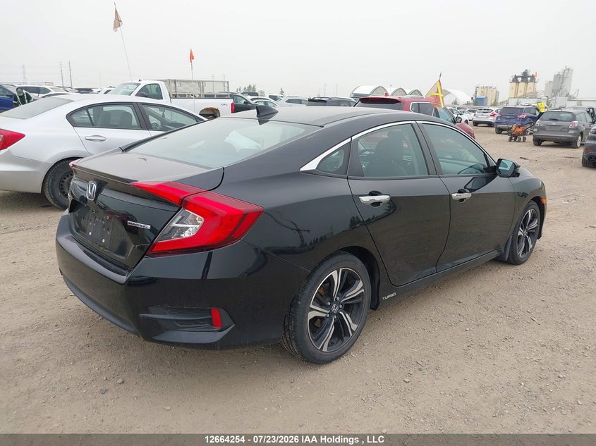Vin: 2hgfc1f93gh100405, lot: 3077810, honda civic touring 20164