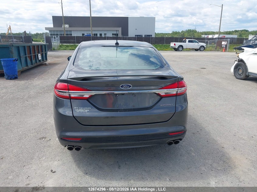 2017 FORD FUSION SEDAN 2.7L V-6 DI, DOHC, VVT, TURBO, 325HP