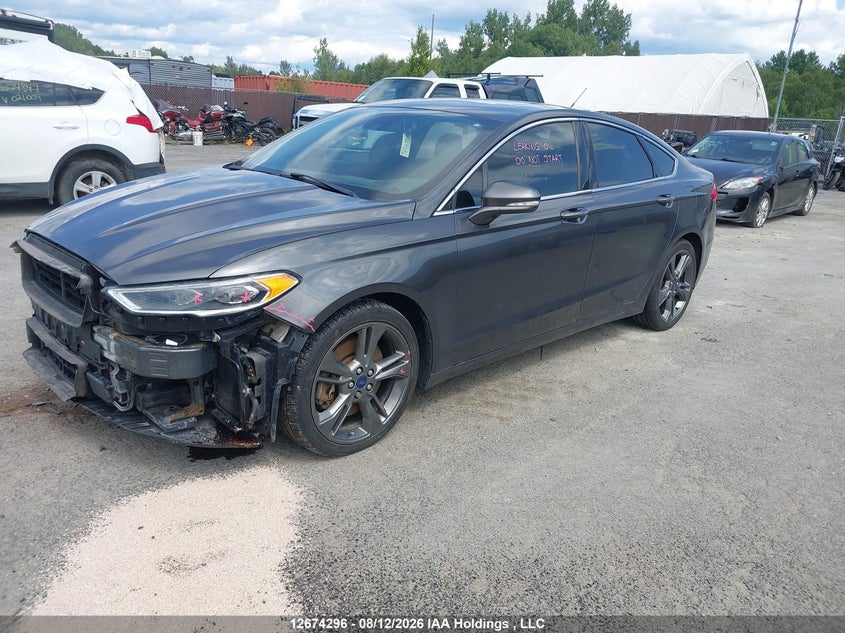2017 FORD FUSION SEDAN 2.7L V-6 DI, DOHC, VVT, TURBO, 325HP