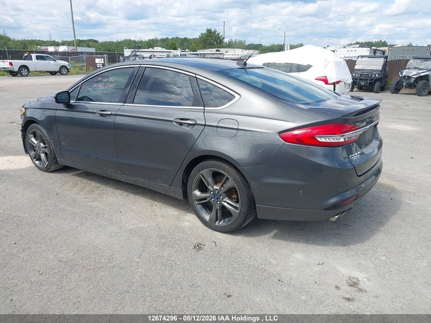 2017 FORD FUSION SEDAN 2.7L V-6 DI, DOHC, VVT, TURBO, 325HP