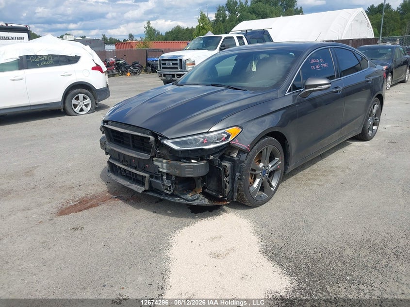 2017 FORD FUSION SEDAN 2.7L V-6 DI, DOHC, VVT, TURBO, 325HP