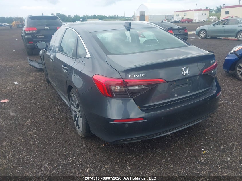 Vin: 2hgfe1f99rh003075, lot: 3077849, honda civic 20243