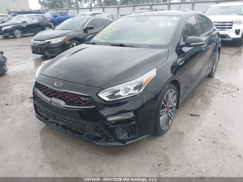 Vin: knaf45a72m5114174, lot: 3077862, kia forte gt 20212
