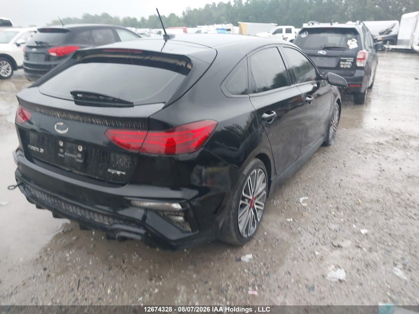 Vin: knaf45a72m5114174, lot: 3077862, kia forte gt 20214