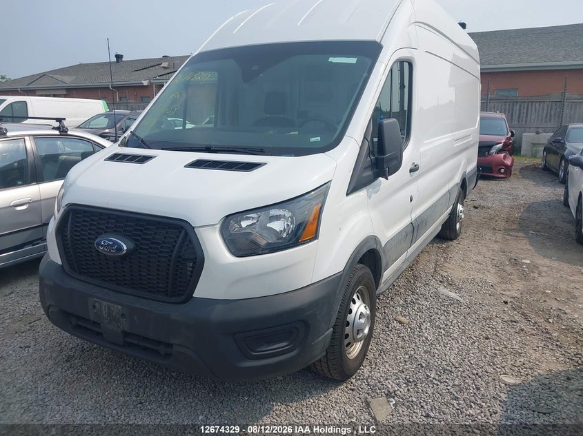2023 Ford Transit, Right Rear, IAAI, VIN 1FTBR3U86PKB71253 — photo 2
