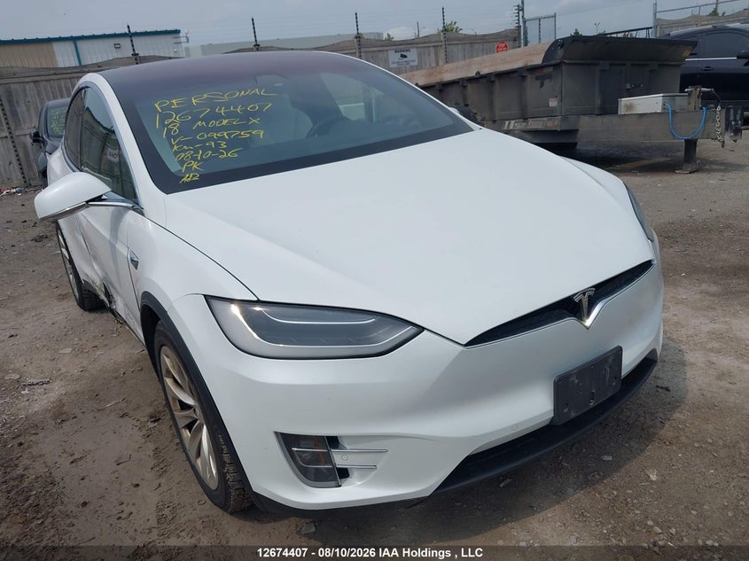 2018 TESLA MODEL X SPORT UTILITY VEHICLE ELECTRIC