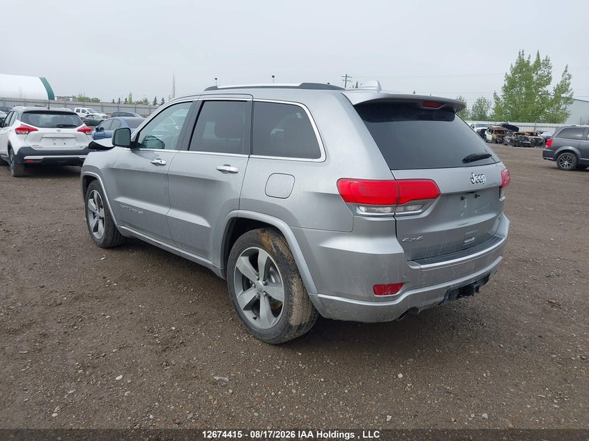 Vin: 1c4rjfcgxfc603030, lot: 3077954, jeep grand cherokee overland 20153