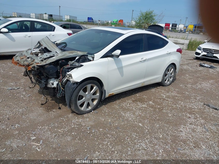 2013 Hyundai Elantra, Front, IAAI, VIN 5NPDH4AE4DH384921 — photo 2