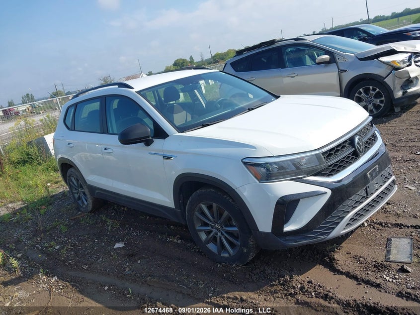 Vin: 3vvax7b25pm313156, lot: 3078007, volkswagen taos 20231