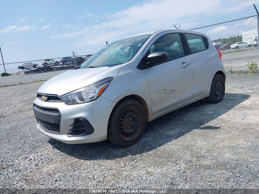 Vin: kl8ca6sa3jc464122, lot: 3078049, chevrolet spark ls 20182
