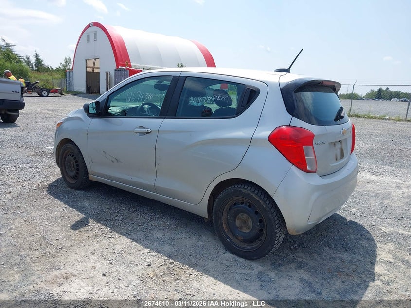 Vin: kl8ca6sa3jc464122, lot: 3078049, chevrolet spark ls 20183