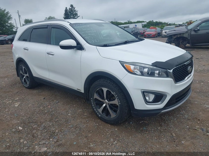 2017 Kia Sorento 2.0L Ex/2.0L Lx Turbo, Rear, IAAI, VIN 5XYPHDA13HG194924