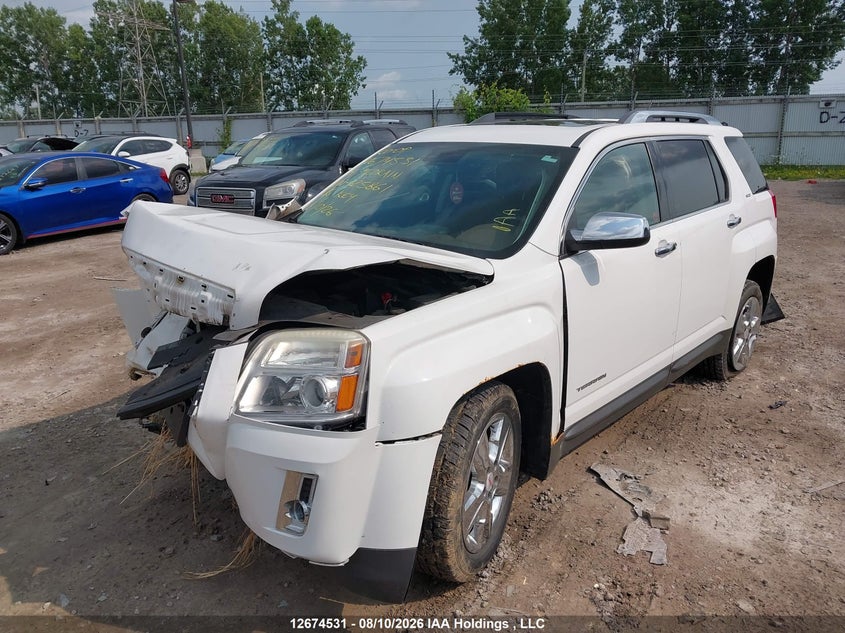 2014 GMC Terrain, Удар спереди, IAAI, VIN 2GKFLYEKXE6125861 — фото 2