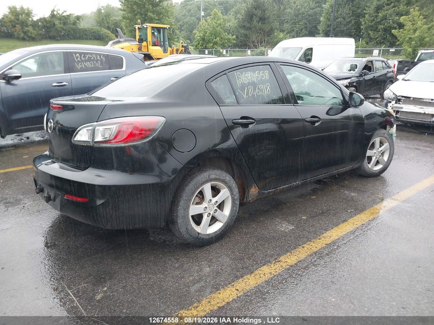Vin: jm1bl1v74d1846918, lot: 3078098, mazda 3 i 20134