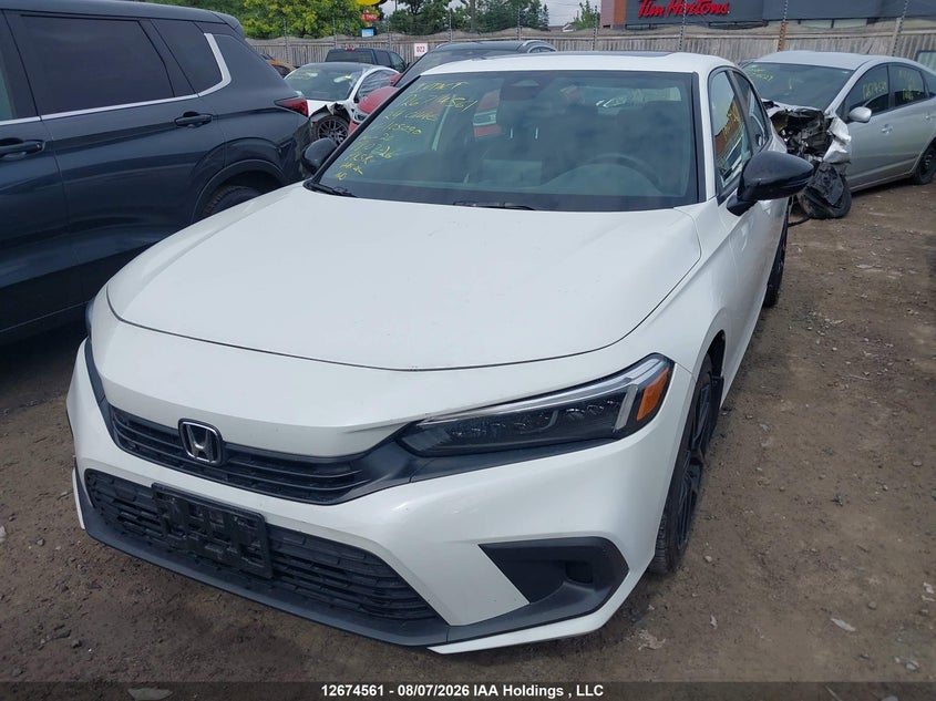 2024 Honda Civic, Правый зад, IAAI, VIN 2HGFE2F57RH105090 — фото 2