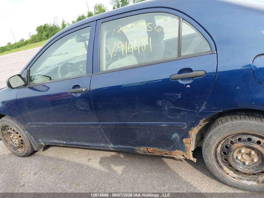 2008 TOYOTA COROLLA SEDAN 1.8L I4 FI DOHC 16V F4