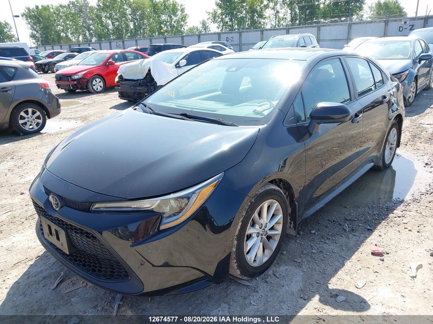 2020 Toyota Corolla, Удар сзади, IAAI, VIN 5YFBPRBE4LP003401 — фото 2