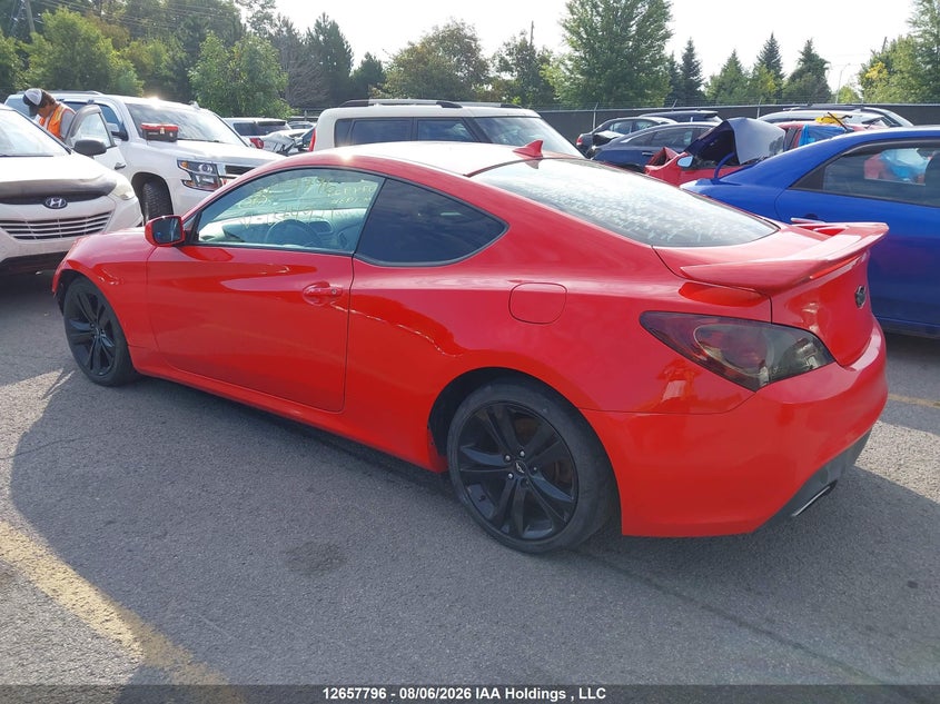 Vin: kmhht6kd8cu074921, lot: 3078149, hyundai genesis 2.0t premium 20123