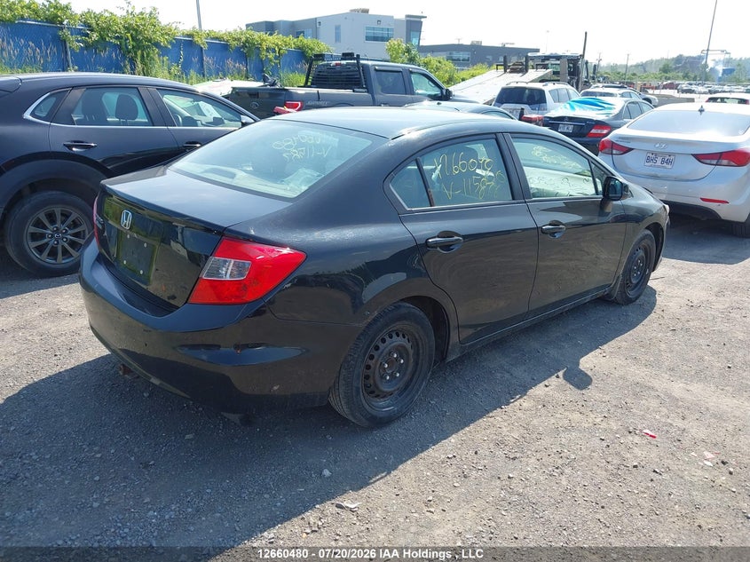 Vin: 2hgfb2f48ch115876, lot: 3078151, honda civic lx 20124