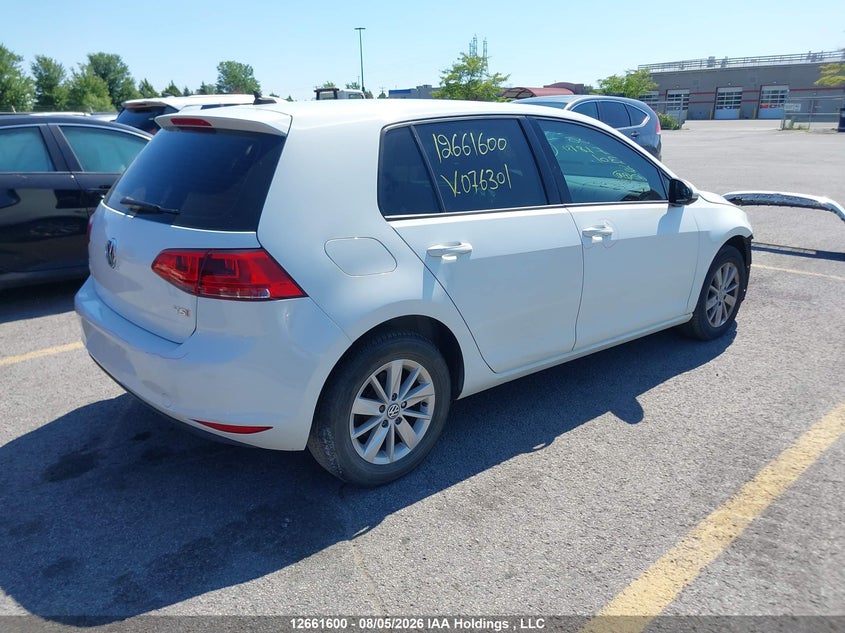 Vin: 3vw217au3fm076301, lot: 3078153, volkswagen golf 1.8 tsi comfortline/1.8 tsi highline/1.8 tsi trendline 20154