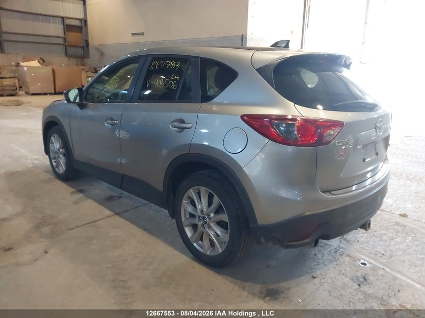 Vin: jm3ke4dy7e0403506, lot: 3078155, mazda cx-5 gt 20143