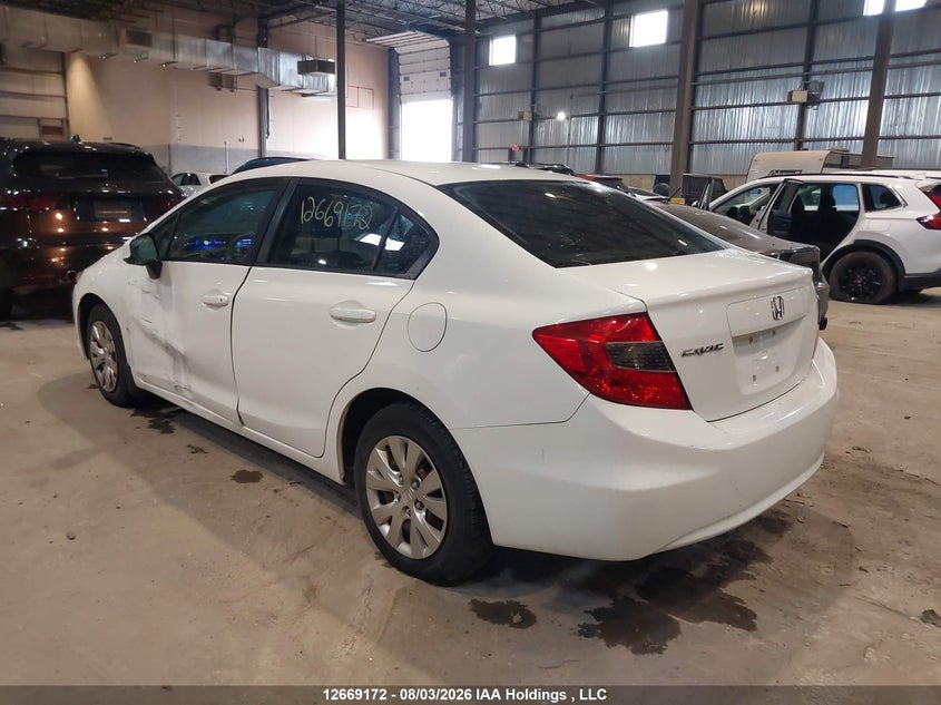 Vin: 2hgfb2f44ch061900, lot: 3078161, honda civic lx 20123