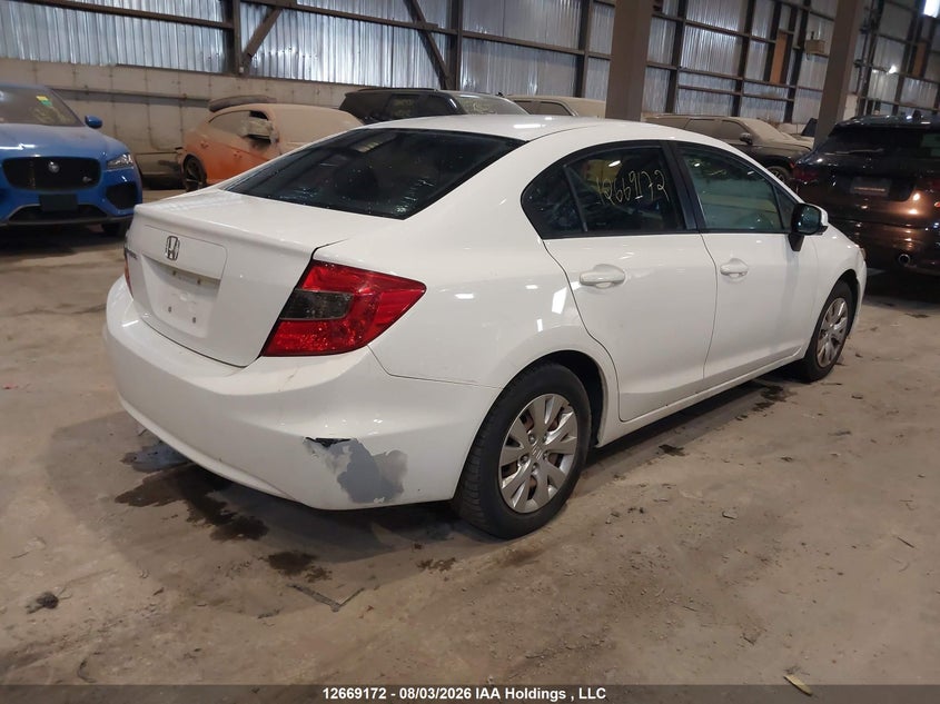 Vin: 2hgfb2f44ch061900, lot: 3078161, honda civic lx 20124