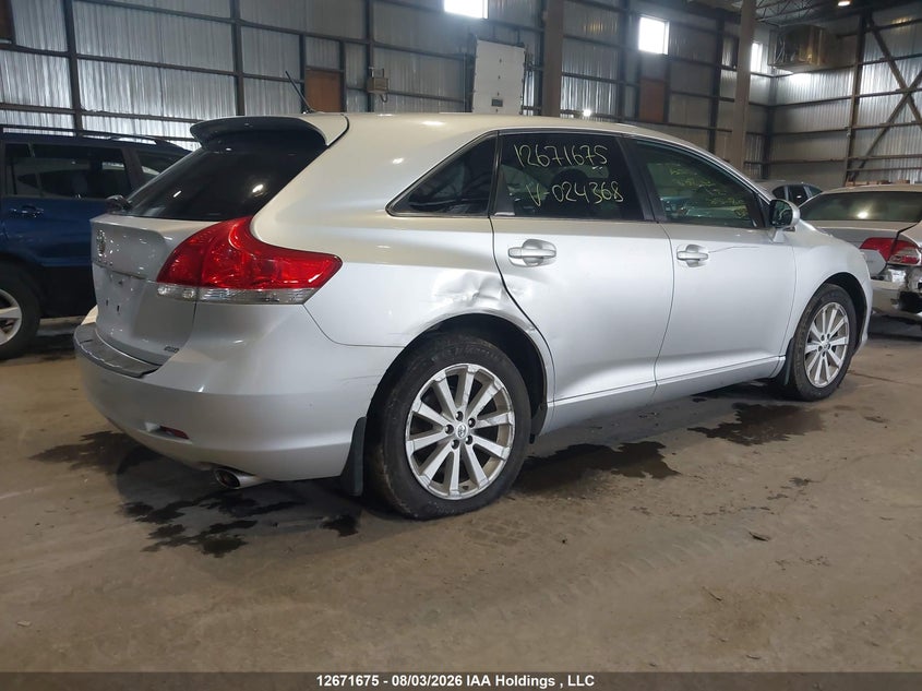 Vin: 4t3ba3bb4bu024368, lot: 3078168, toyota venza 20114