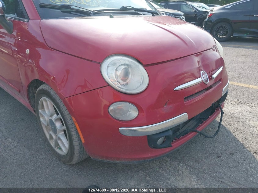 2012 FIAT 500 HATCHBACK 1.4L I4 FI DOHC 16V NF4