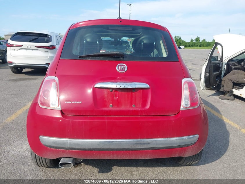 2012 FIAT 500 HATCHBACK 1.4L I4 FI DOHC 16V NF4
