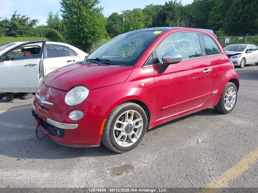 2012 FIAT 500 HATCHBACK 1.4L I4 FI DOHC 16V NF4