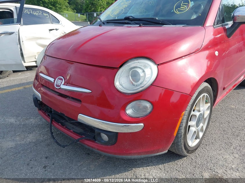 2012 FIAT 500 HATCHBACK 1.4L I4 FI DOHC 16V NF4