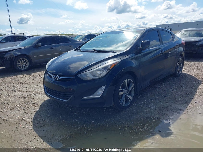 Vin: kmhdh4ah6gu492506, lot: 3078174, hyundai elantra gls 20162
