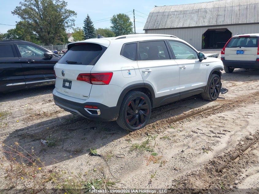 Vin: 3vv4x7b28rm090286, lot: 3078198, volkswagen taos 20244