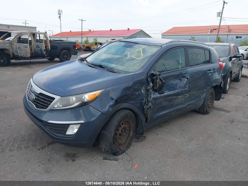 2013 Kia Sportage, Лівий бік, IAAI, VIN KNDPB3A26D7473683 — фото 2