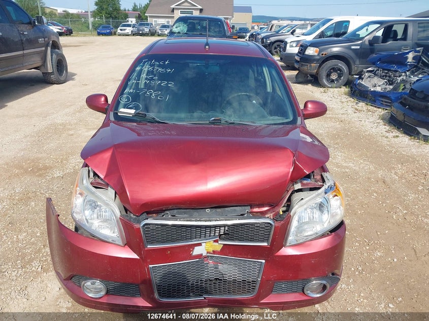 2011 CHEVROLET AVEO HATCHBACK 1.6L I-4 DOHC, VVT, 108HP
