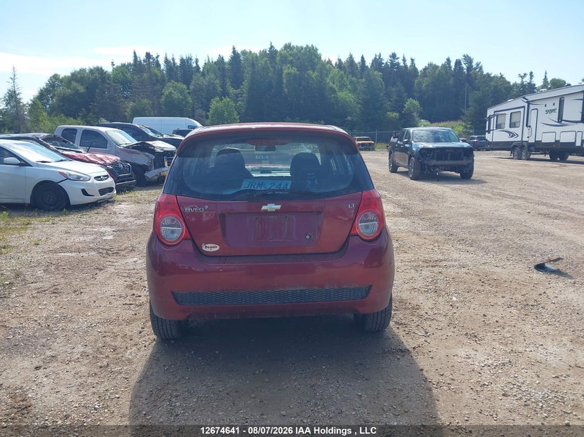 2011 CHEVROLET AVEO HATCHBACK 1.6L I-4 DOHC, VVT, 108HP
