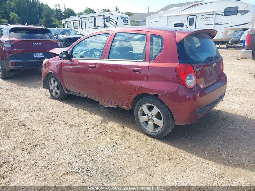2011 CHEVROLET AVEO HATCHBACK 1.6L I-4 DOHC, VVT, 108HP