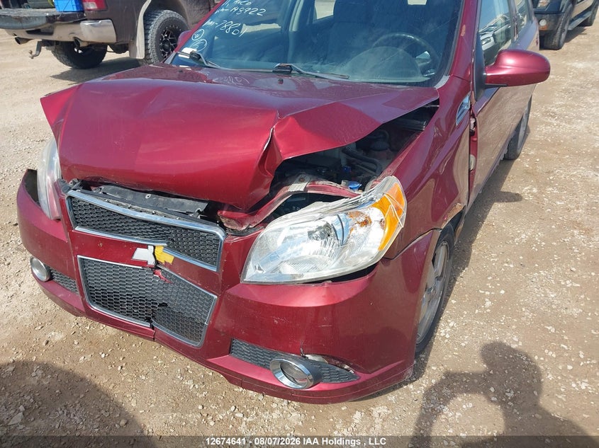 2011 CHEVROLET AVEO HATCHBACK 1.6L I-4 DOHC, VVT, 108HP