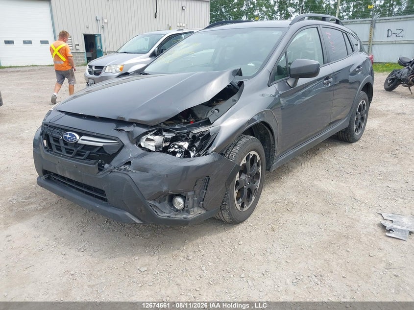 2021 Subaru XV, Front, IAAI, VIN JF2GTAPC2MH208756 — photo 2