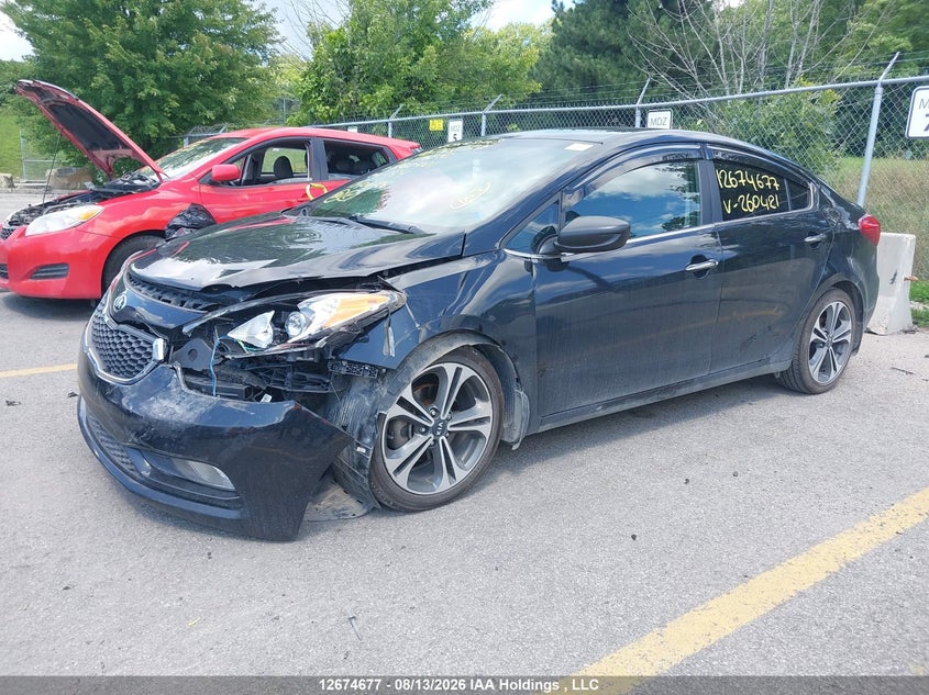 2015 Kia Forte, Left Front, IAAI, VIN KNAFZ4A80F5260421 — photo 2