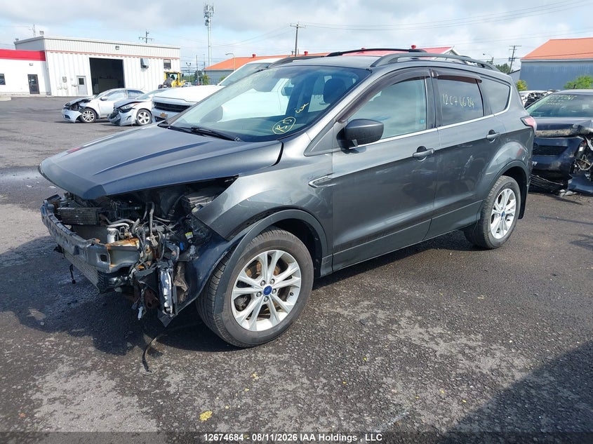 2017 Ford Escape, Удар спереди, IAAI, VIN 1FMCU9G98HUD69361 — фото 2