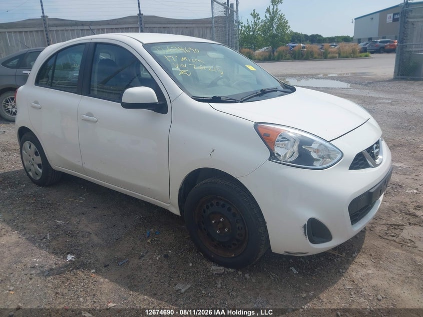 Vin: 3n1ck3cp4hl261215, lot: 3078260, nissan micra s/sr/sv 20171